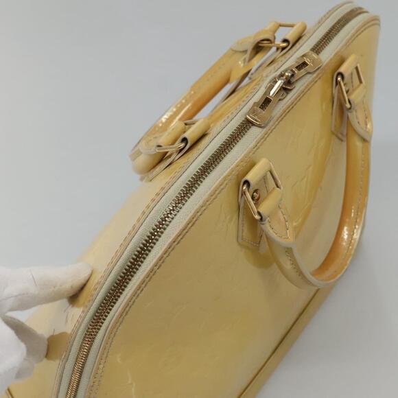 LOUIS VUITTON Monogram Vernis Alma PM Hand Bag Broncorail M91445 - Picture 6 of 16